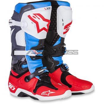 Stivali Alpinestar Tech 10 red-antracite-white