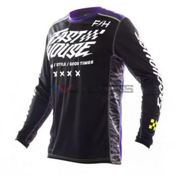 Maglia Fasthouse Grindhouse Rufio Black-Purple