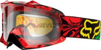 Maschera Fox Airspc Encore Rasta-Lens Clear