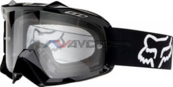 Maschera Fox Airspc Pol Black-Clear Lens