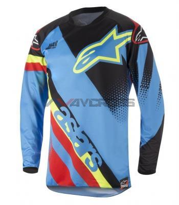 Completo Alpinestar Racer Supermatic Aqua Black Red