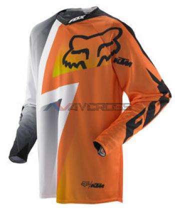 Maglia Fox 360 KTM White-Orange