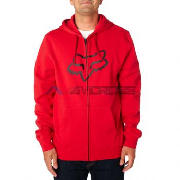 Felpa Legacy Foxhead Zip Dark red