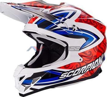 Casco VX-15 Evo Air Revenge Bianco-Rosso-Blu