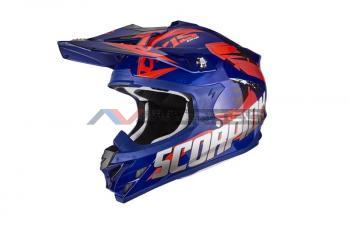 Casco VX-15 Evo Air Defender Blu-Rosso